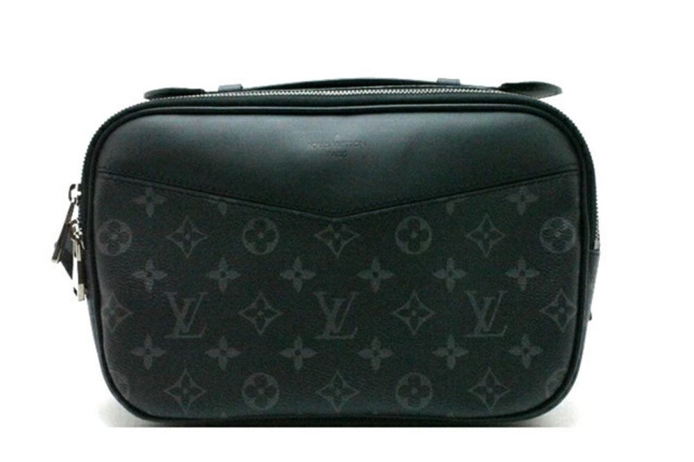 LOUIS VUITTON Shoulder Bag Bum Monogram Eclipse Black